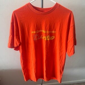 Puma Men's Vibrant Orange Porsche Tee